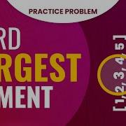 Third Largest Element School Practice Problem GeeksforGeeks School
