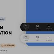 Нижняя панель навигации во Flutter Material 3 Приложение Flutter ECommerce 2025