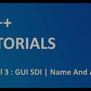 VC Tutorial 3 GUI SDI Name And Address Full Stack Developer Beginner Tutorials