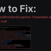 How To Fix Java Lang NullPointerException Parameter Specified As Non Null Is Null In Android