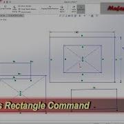 Solidworks Rectangle Command Basic Tutorial