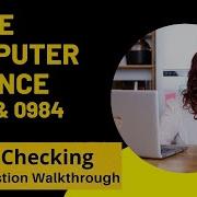 CIE IGCSE Computer Science Exam Question Walkthrough Error Checking