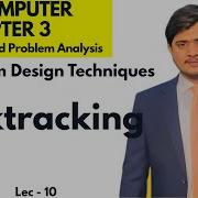 Backtracking Algorithm Design Techniques 11th Computer Chapter 3 Lec 10