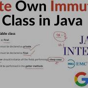 Immutable Class In Java Create Your Own Immutable Class