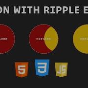 Button With Ripple Effect Using HTML CSS And JavaScript Hover Effect With HTML CSS JavaScript