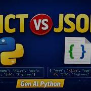Python Dict Vs JSON With Example JSON Python Dict Tutorial For Beginners Python AI Tutorial