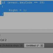 Flash CS5 Tutorial 29 Improved Arrow Key Action Avi