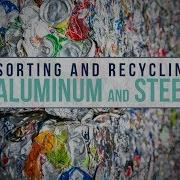 Recycling Center Sorting Aluminum And Steel