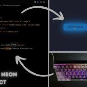 ASMR Programming Button Hover With Neon Effect HTML CSS No Talking Speed Normal