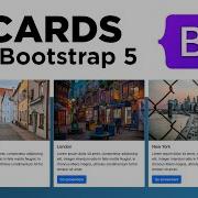 RESPONSIVE Bootstrap 5 Cards