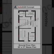 Civil Engineering Drawing 30 X 17 House Plan 1bhk House Plan Design Floor Plan Home 1bhk
