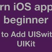 How To Create UISwitch Using Xcode 11 Create UISwitch In UIKit UISwitch By Using Swift
