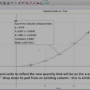 Linearization In Logger Pro IB Physics IA Tutorial