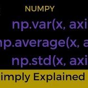 Numpy Average Along Axis Simple Tutorial