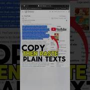 Paste The Copied Texts From The Web Paste As A Plain Text