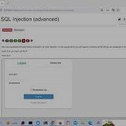 WebGoat SQL Injection Advanced