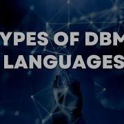 Types Of Dbms Languages