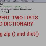 Python Program To Convert Two Lists Into Dictionary Using Zip And Dict Python Programing