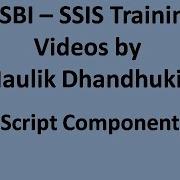MSBI SSIS Script Component
