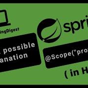 Scope Annotation In Spring Singleton And Prototype
