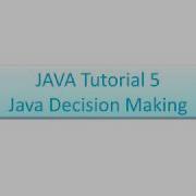 JAVA Tutorial For Beginners 5 Decision Making