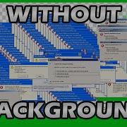 Windows XP Error Green Screen Without Background