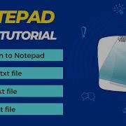 Notepad Full Tutorial Basic Text Editor For HTML 5 Easy To Use For Beginnners