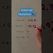 Interval Notation Shorts Math Maths Mathematics Education Learn Learning