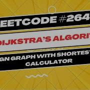 Leetcode 2642 Design Graph With Shortest Path Calculator Dijkstra Algorithm Python Graph