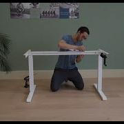 Manual Sit Stand Desk SteelForce 210 Assembly Instruction Worktrainer