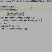 Java Swing GUI Tutorial 25 JSlider And ChangeListener