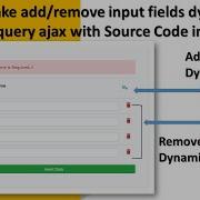 Dynamically Add Remove Input Fields In Php With Jquery Ajax Use Mysql Database With Source Code