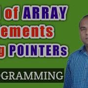 Calculate SUM Of Elements In ARRAY In C Using POINTERs