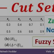 16 Find λ Cut Sets Lambda Cut Sets Using Zadeh S Notation In Fuzzy Logic By Vidya Mahesh Huddar