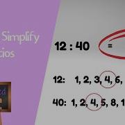 How To Simplify Ratios