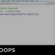 For Loops Swift In Sixty Seconds