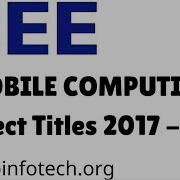 Mobile Computing Ieee Papers 2017