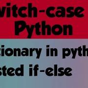 Switch Case In Python Switch Case Statement In Python Dictionary In Python Hindi Tutorial