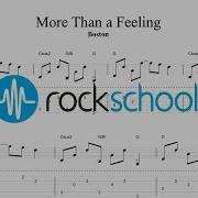More Than A Feeling Boston Rockschool 2024 Electric Guitar Grade 1