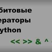 Побитовые операторы в Python Работа с двоичным представлением чисел