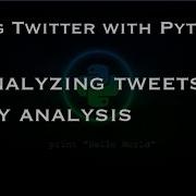 Mining Twitter With Python 5 Analyzing Tweets Entity Analysis