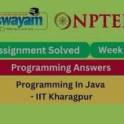 Programming In Java Week 12 Programming Assignment My Swayam Nptel Nptel2026 Myswayam