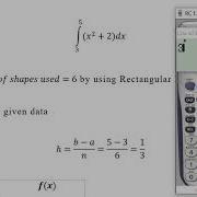 Rectangular Rule Example