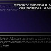 Sticky Section On Scroll JavaScript Scroll Animation Awwwards Rebuild HTML CSS JavaScript
