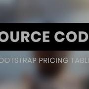 Bootstrap Pricing Table Source Code