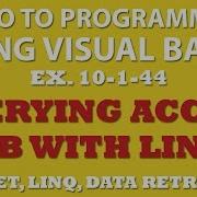 10 1 44 Visual Basic Querying Movies Database With MS Access And Linq