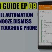 TASKER GUIDE EP 09 ALARM FULL AUTOMATION CREATE SNOOZE DISMISS AUTOMATICALLY