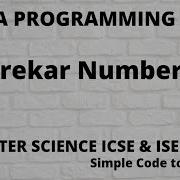 Java Program To Check Kaprekar Number Hindi