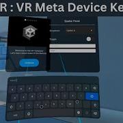Keyboard In Virtual Reality VR In UnityXR For Meta Quest Virtual Keyboard Nested Mango