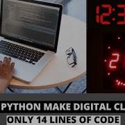 Make A Clock Using Python Python Project Python Pythonprogramming Pythonproject